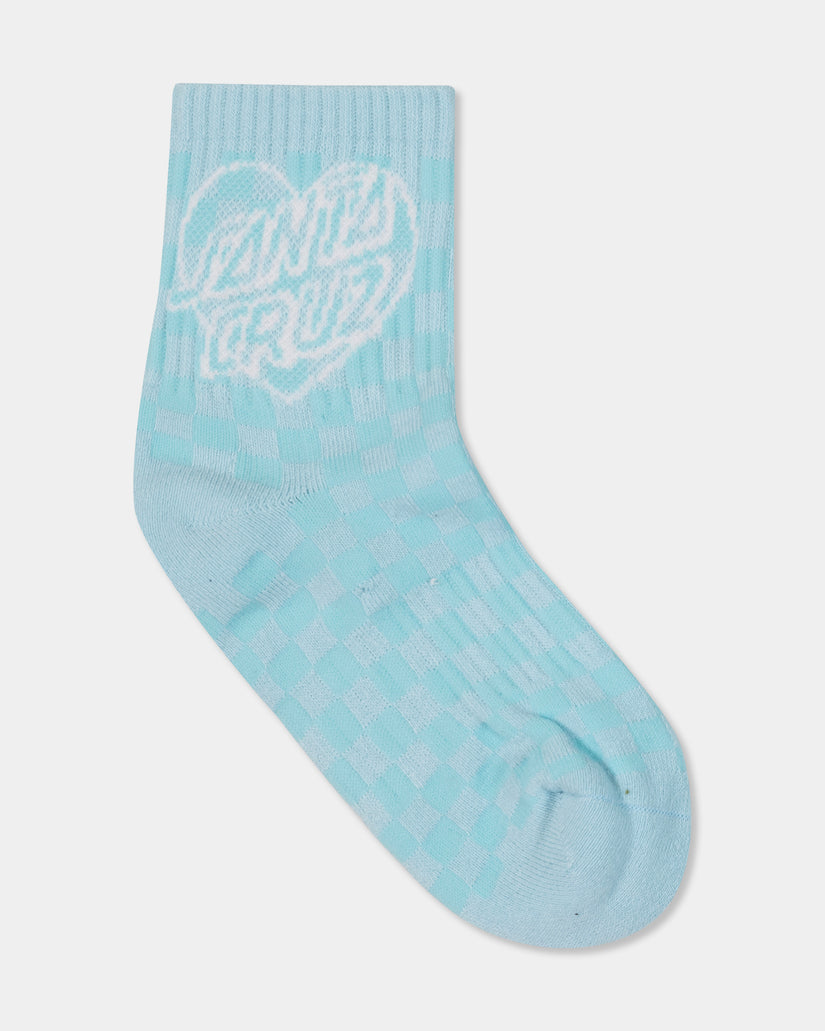 Girls Dot Hollow 2 Pack Crew Socks