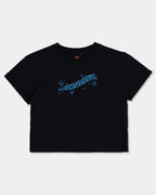 Girls 8-16 Winged Moon Strip Centre T-Shirt