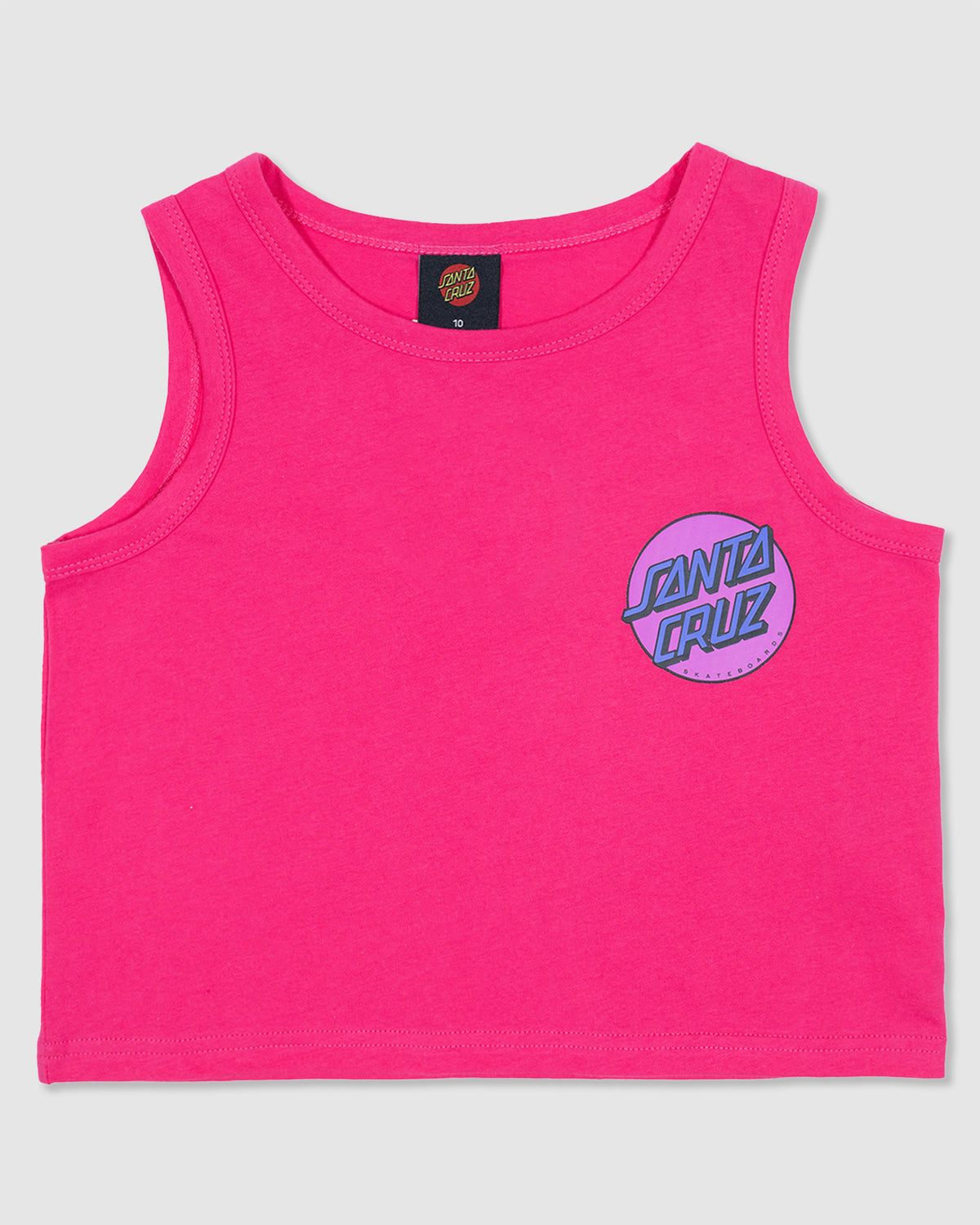 Girls 8-16 Other Dot Chest Crop Tank Top