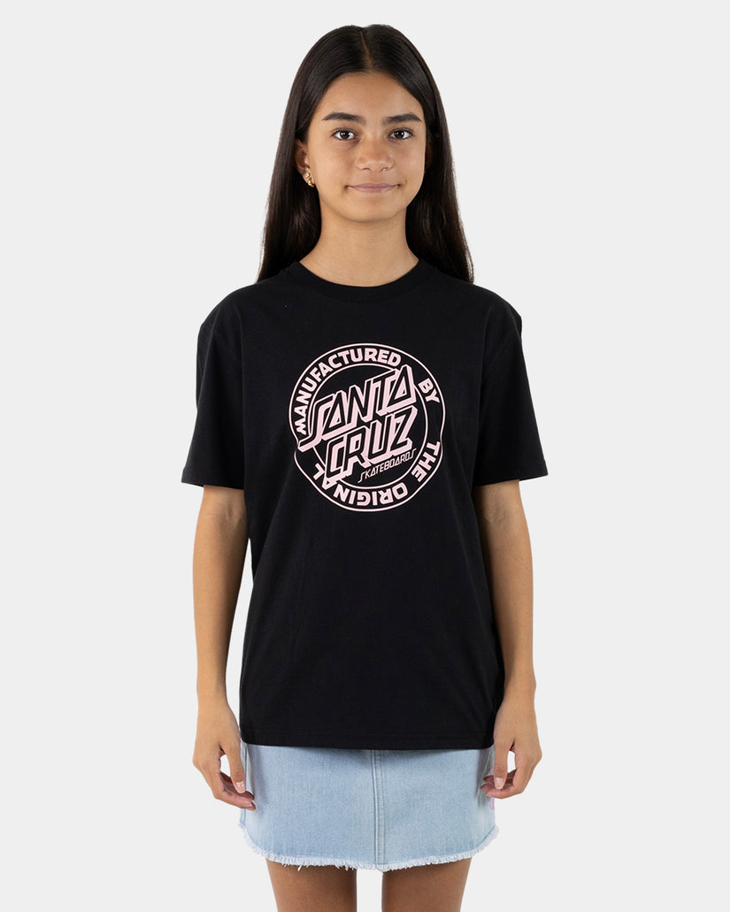 Girls 8-16 MFG Dot Front T-Shirt