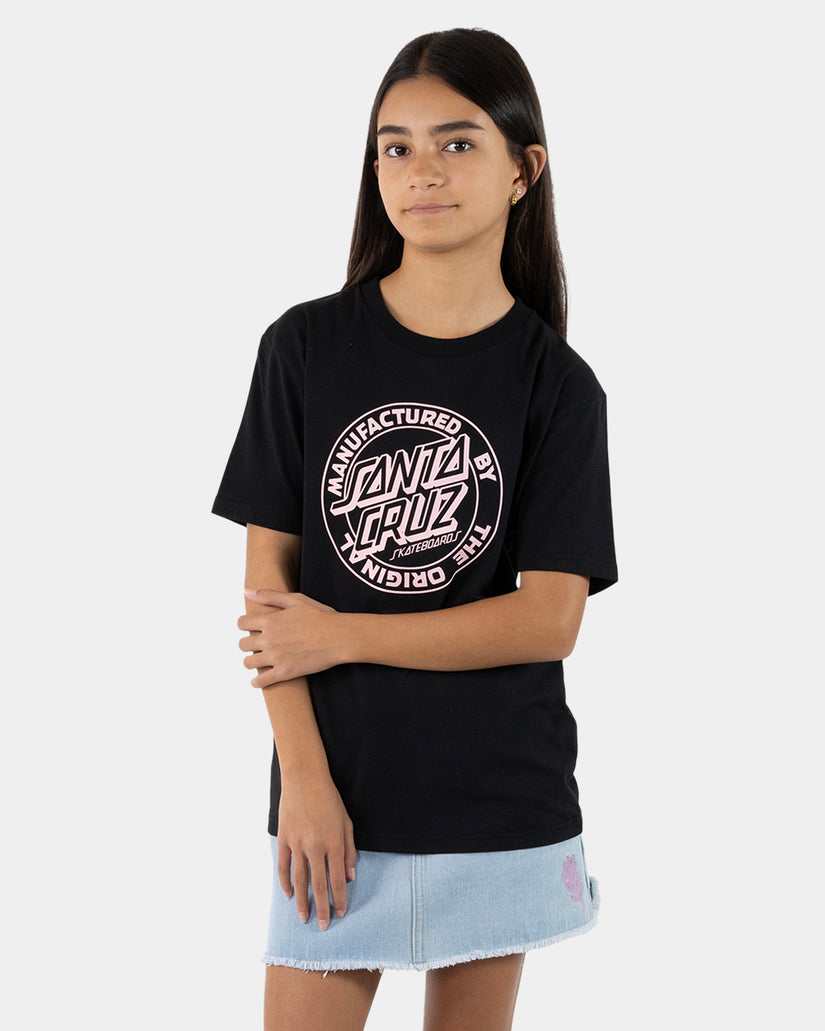 Girls 8-16 MFG Dot Front T-Shirt