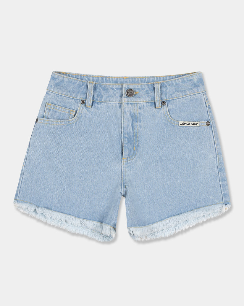 Girls 8-16 MFG Retro Dot Denim Shorts