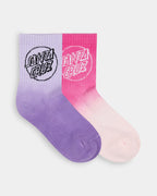 Girls 8-16 Opus Dot Mid 2 Pack Crew Socks