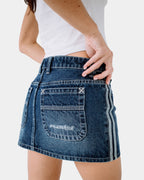 Womens Flip Mommy DIY Low Rise Denim Skirt