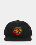 Mens Classic Dot Patch Snapback Cap