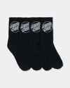 Mens Opus Dot 4 Pack Crew Socks