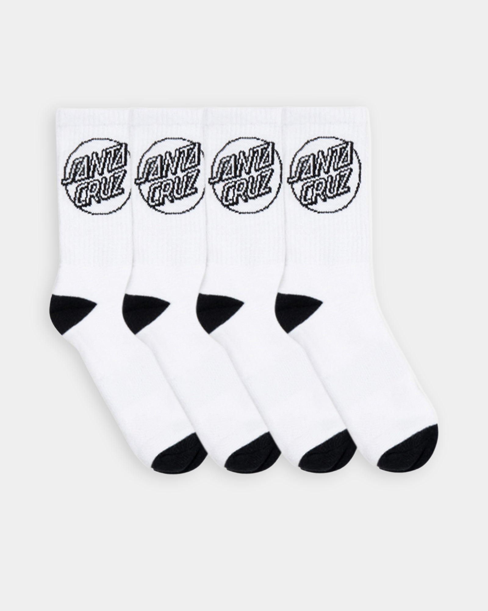 Mens Opus Dot 4 Pack Crew Socks