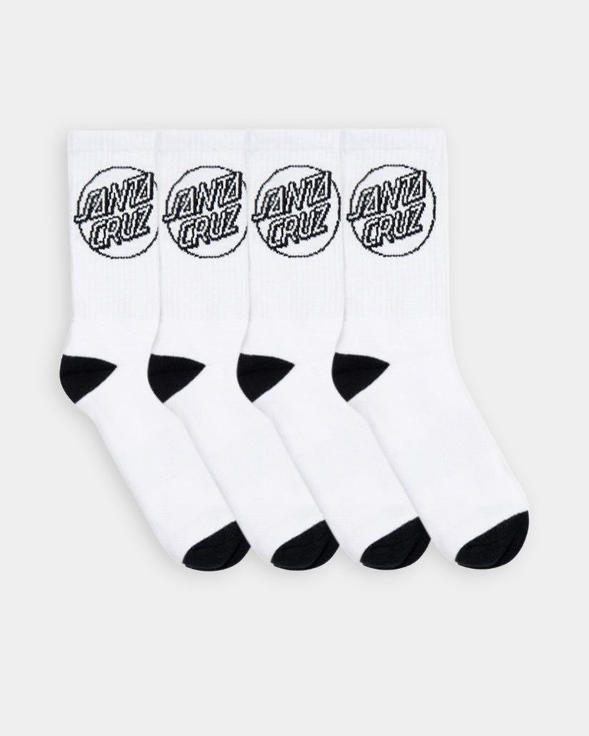 Mens Opus Dot 4 Pack Crew Socks