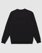 Mens Solid Strip Front Crew Neck