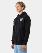 Mens Os Mfg Dot Zip Up Hoodie