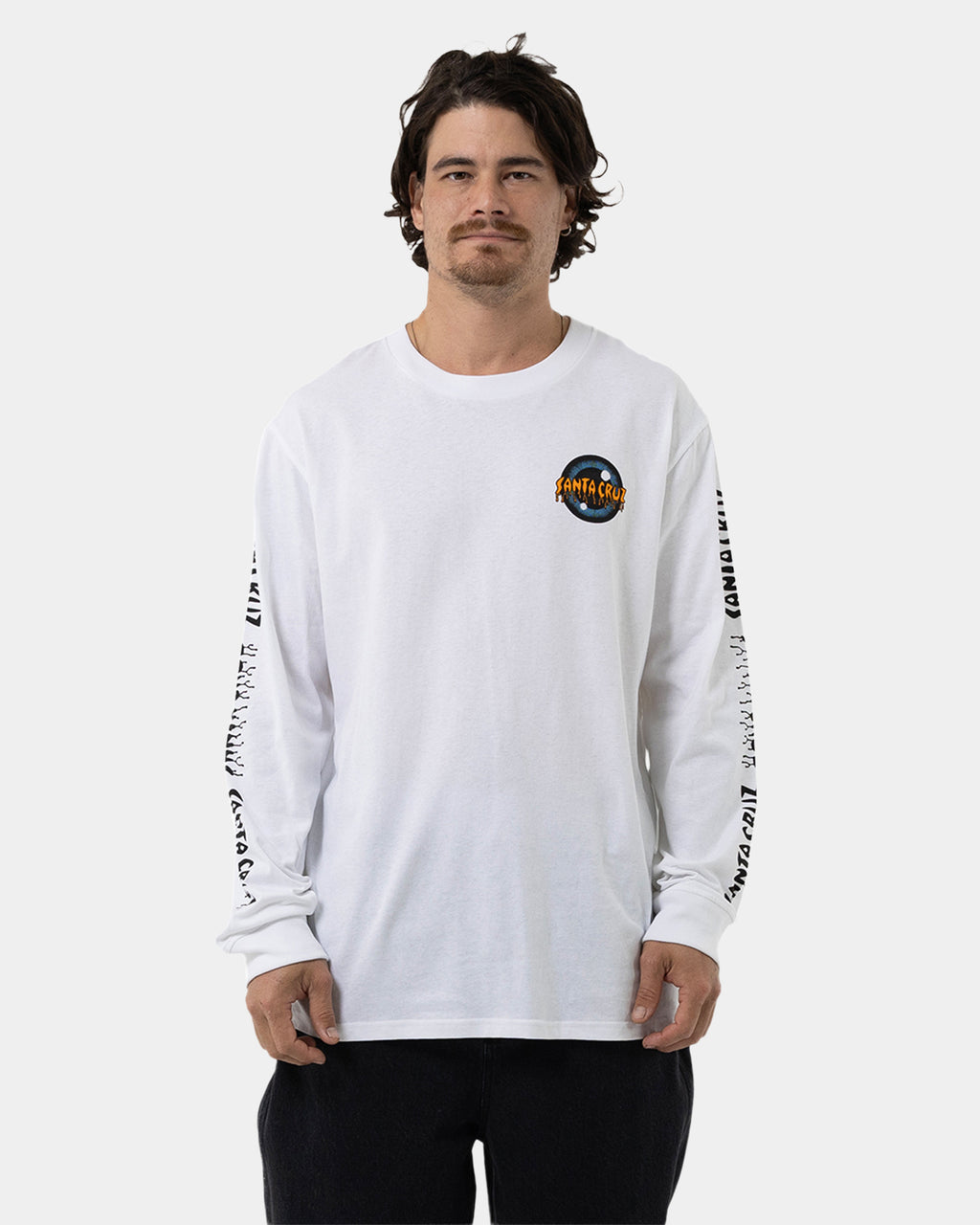 Mens Roskopp Iris Strip Repeat Long Sleeve T-Shirt