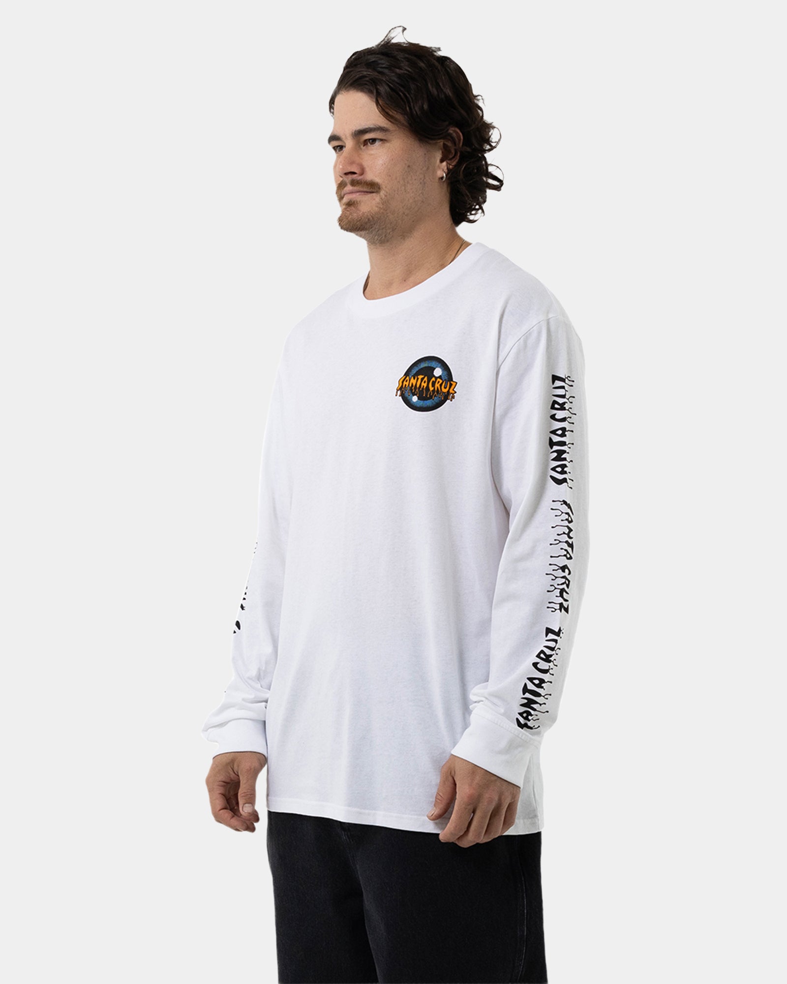 Mens Roskopp Iris Strip Repeat Long Sleeve T-Shirt