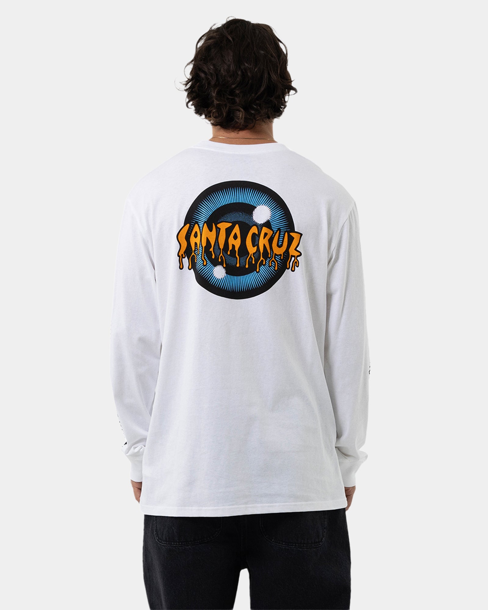 Mens Roskopp Iris Strip Repeat Long Sleeve T-Shirt