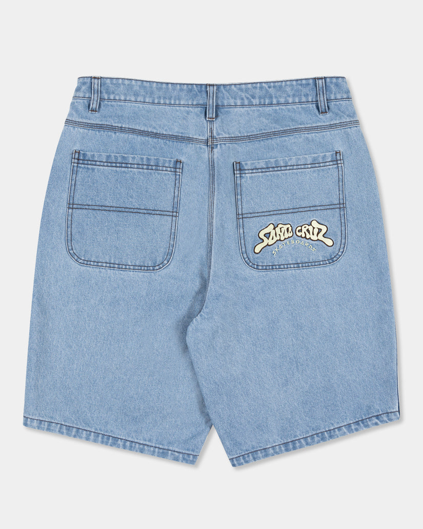 Mens Winkowski 8Baller Arch Denim Shorts