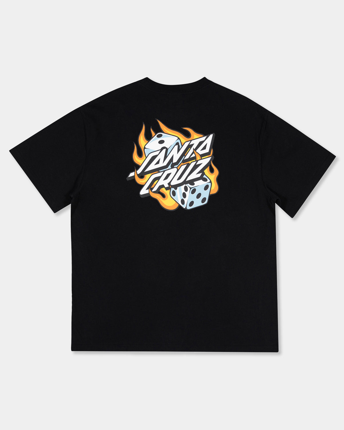 Mens Flaming DIce Dot Flash T-Shirt