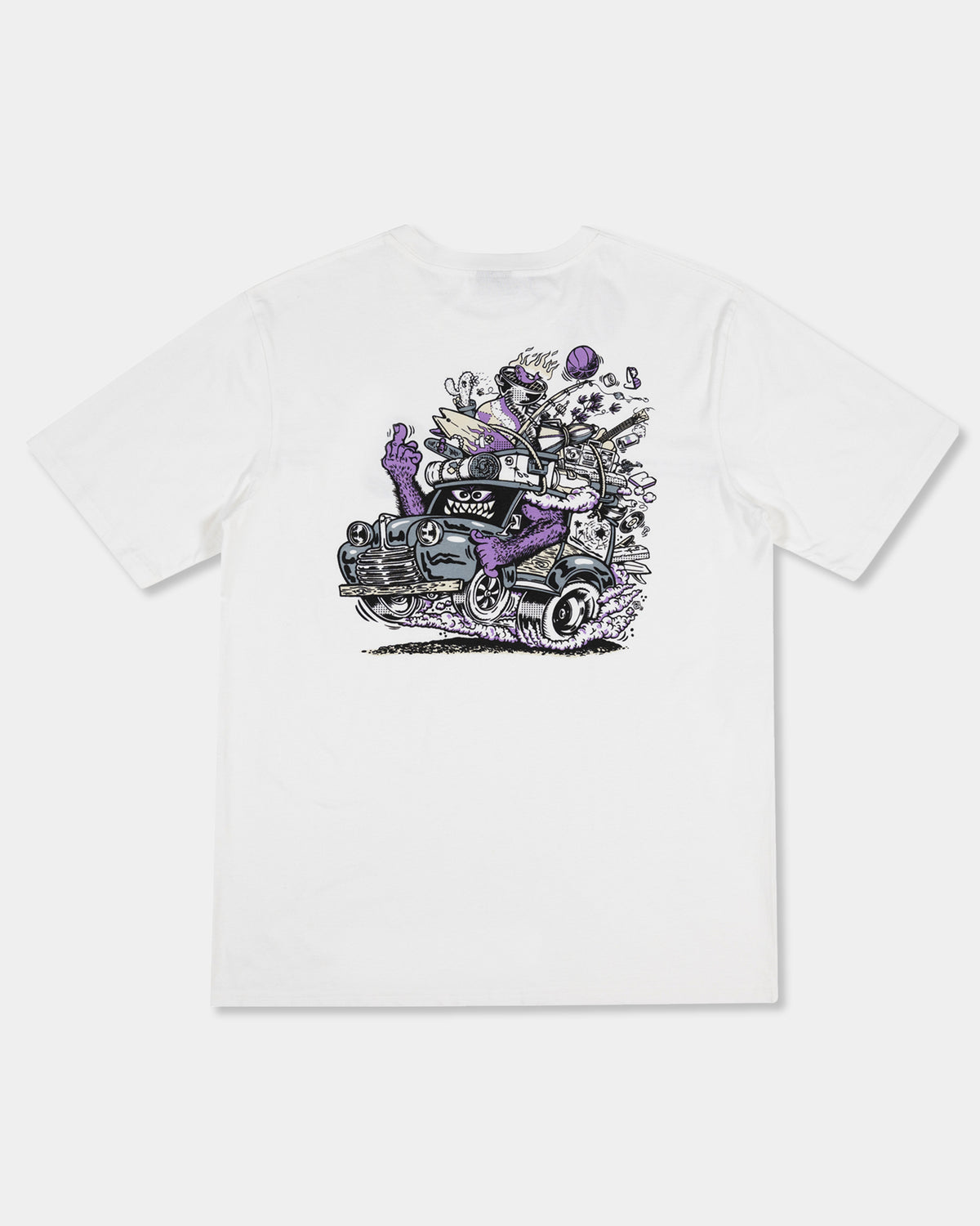 Mens Johnson Beast Wagon Stripe T-Shirt