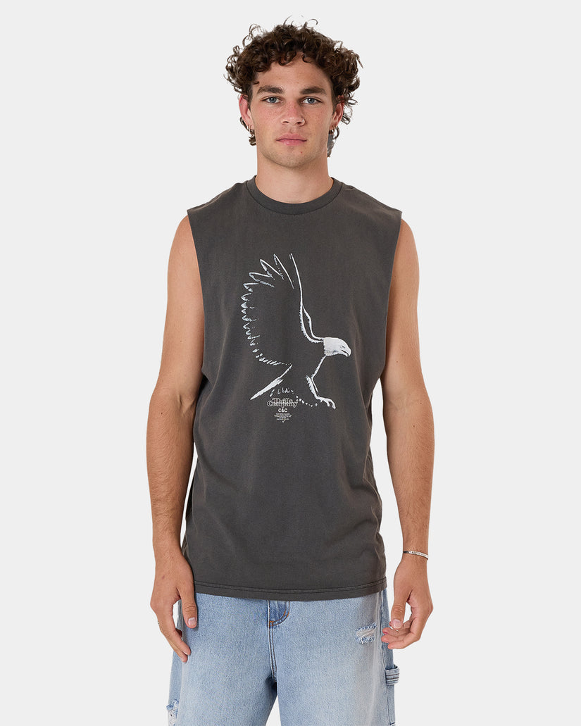 Mens Speed Metal Merch Fit Muscle Top