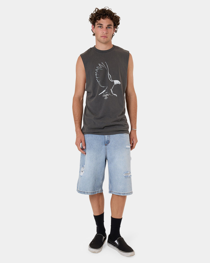 Mens Speed Metal Merch Fit Muscle Top
