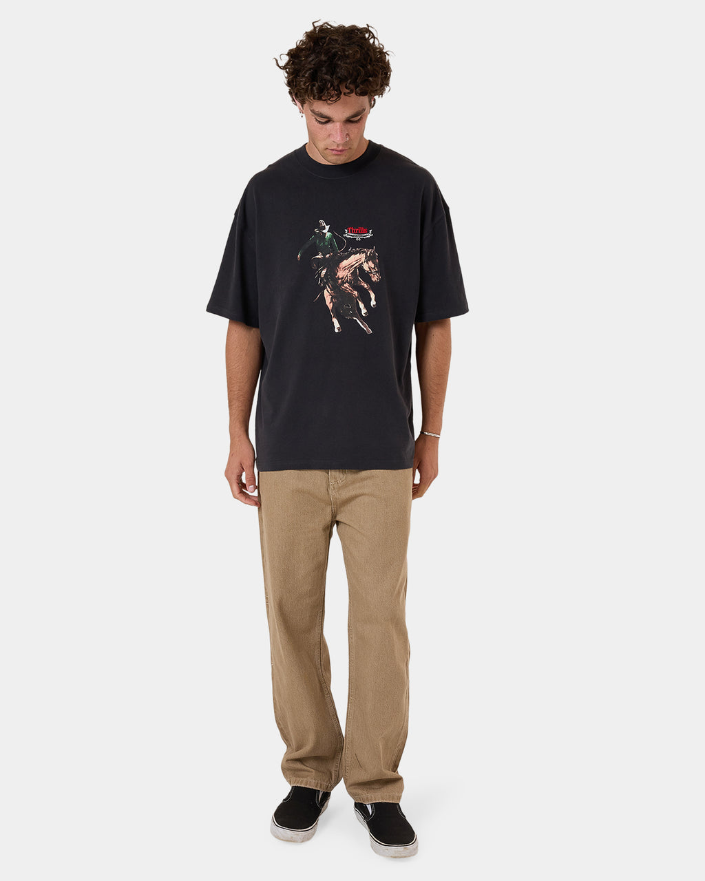 Mens Eternal Outlaw Box Fit Oversized T-Shirt