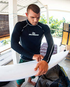 Mens Jimmy Contrast Rash Vest
