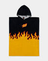 Boys 8-16 Flaming Stack Hooded Towel