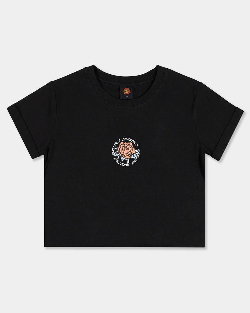 Girls 6-16 Rosette Ronged Dot T-Shirt