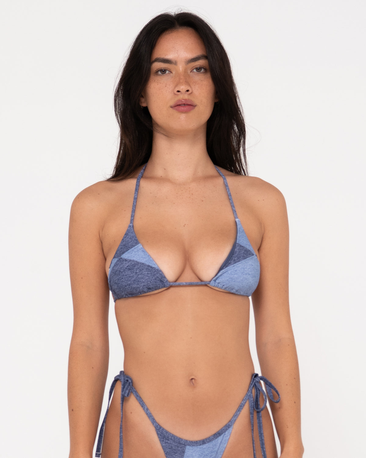 Womens Britney Patchwork Multiway Bikini Top