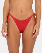 Womens Shimmy Brazilian Ties Bikini Bottom