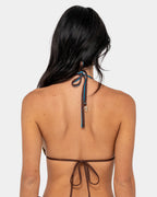 Womens La Cabana Contrast Tri Bikini Top