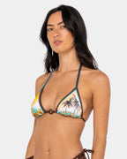 Womens La Cabana Contrast Tri Bikini Top