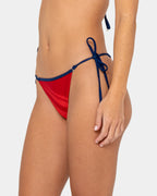 Womens Eighty Five Cheeky Side Tie Bikini Bottom