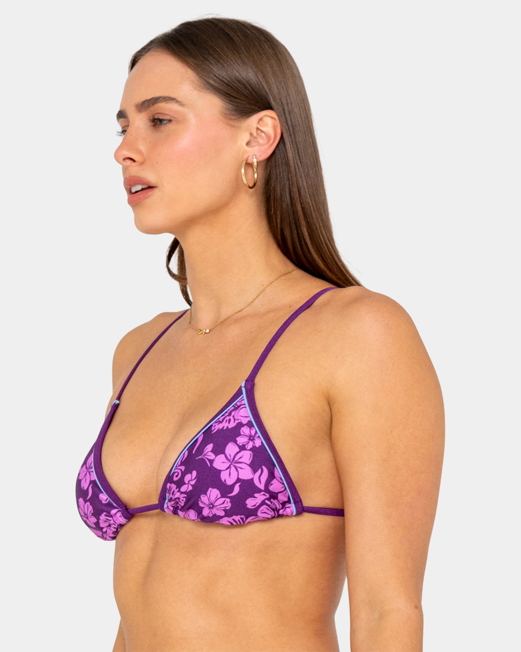 Womens Carbina Sliding Tri Bikini Top