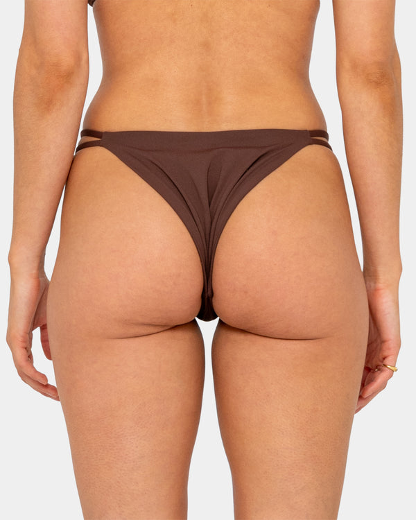 Womens La Cabana Ring Midi Bikini Bottom