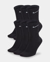 Mens Everyday Cushioned 6 Pack Crew Socks