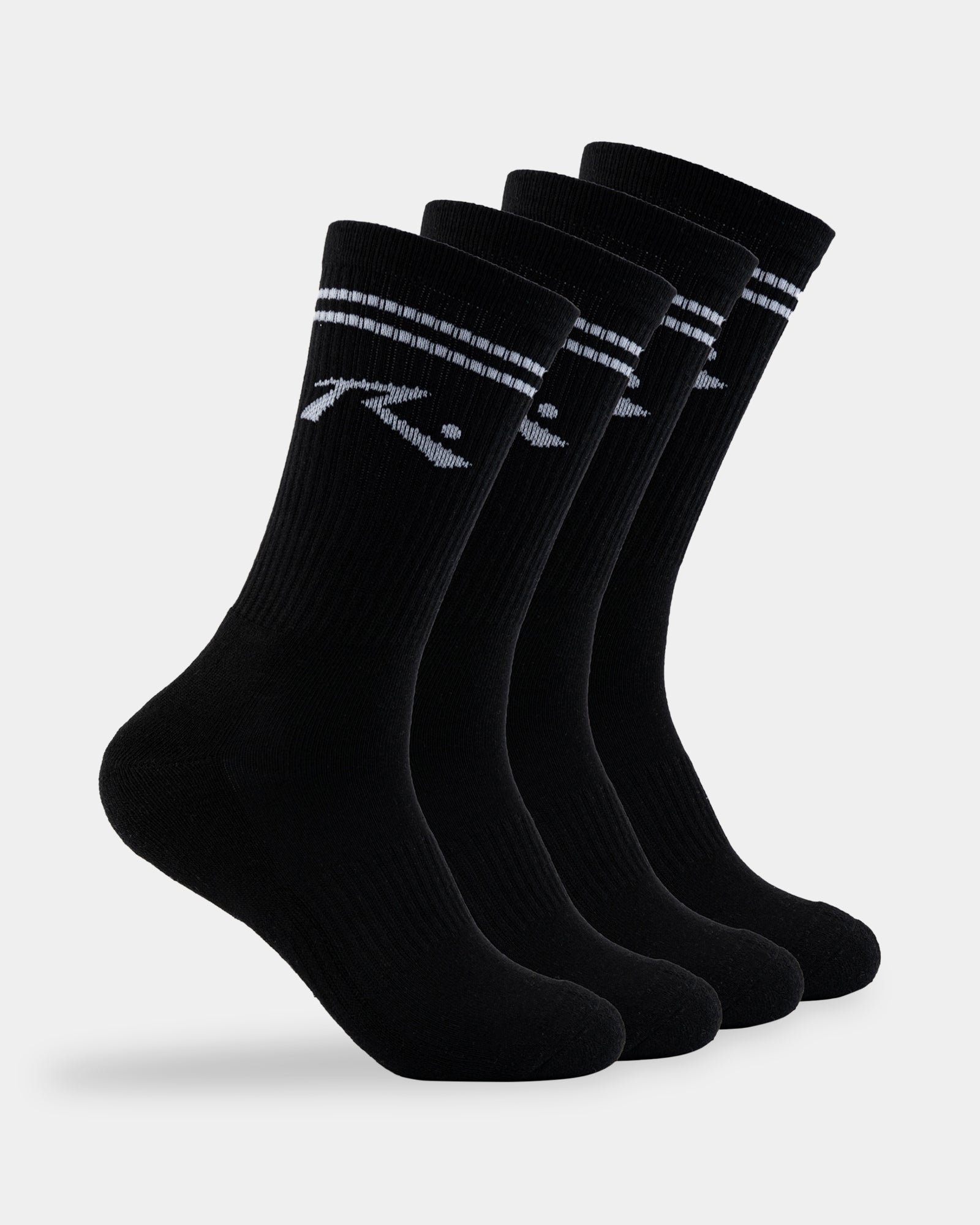 Mens Comp Mid Calf 4 Pack Crew Socks Mens Comp Mid Calf 4 Pack Crew Socks