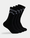 Mens Comp Mid Calf  4 Pack Crew Socks