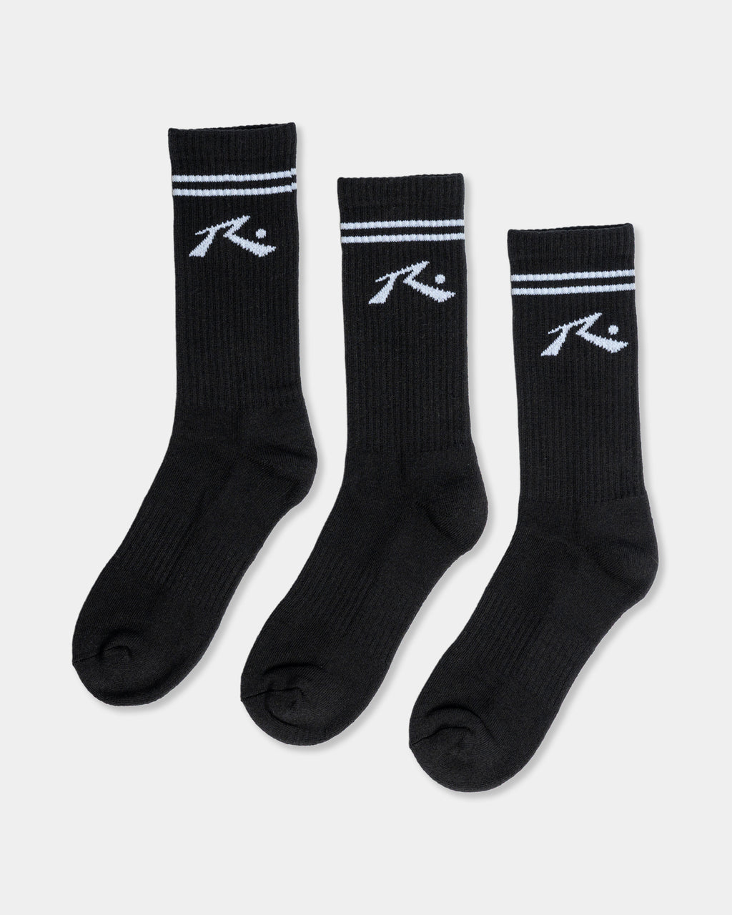 Mens Comp 3 Pack Crew Socks