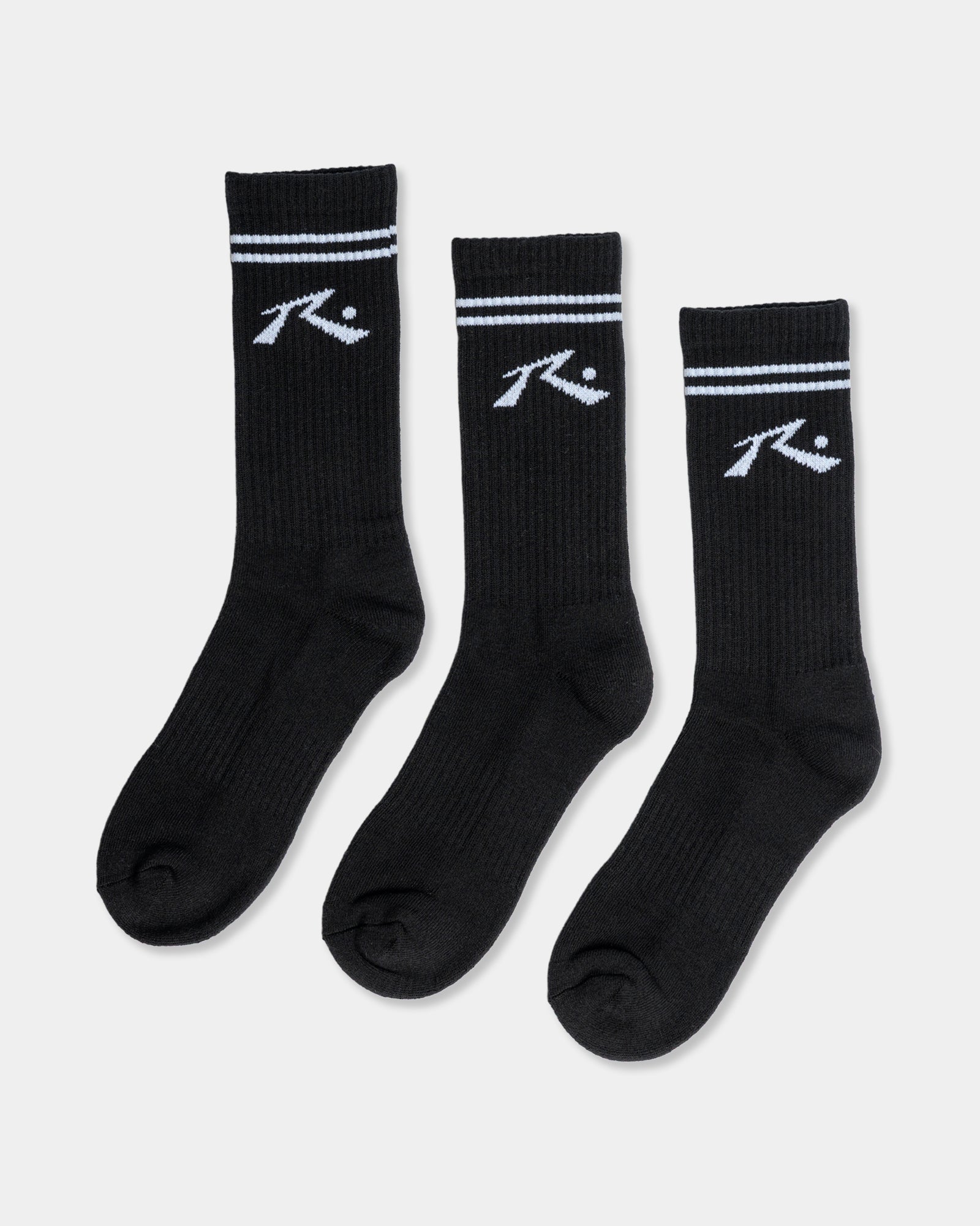 Mens Comp 3 Pack Crew Socks
