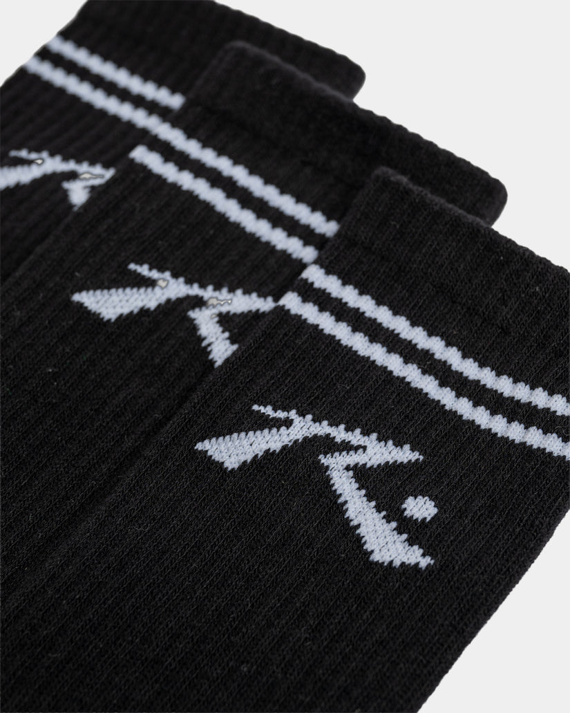 Mens Comp 3 Pack Crew Socks