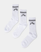 Mens Comp 3 Pack Crew Socks