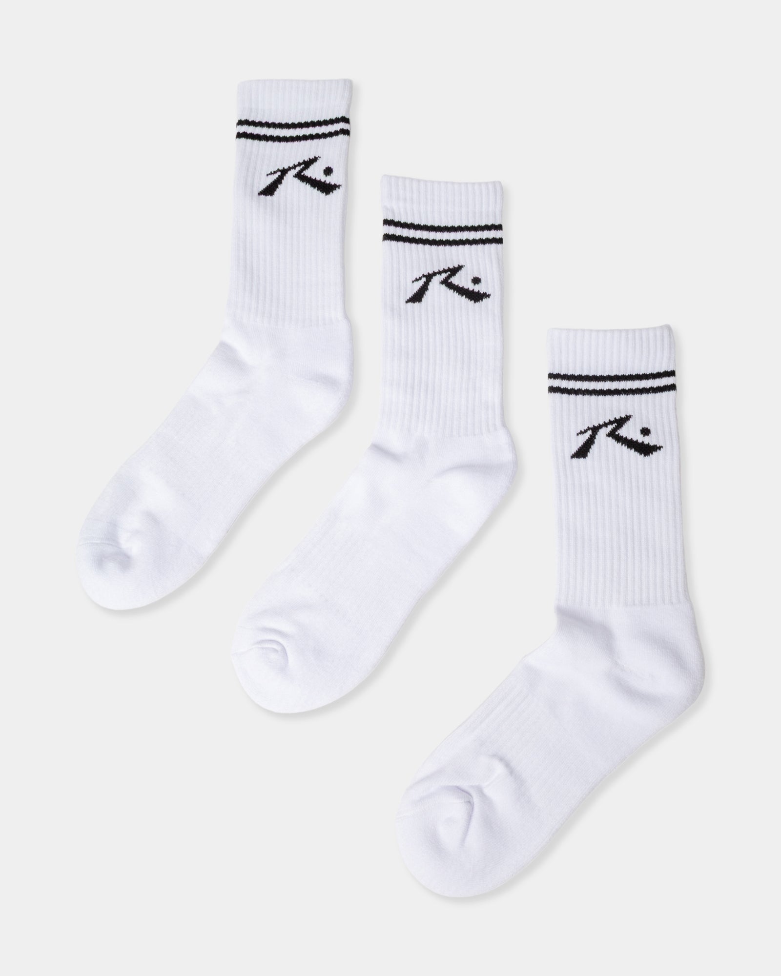 Mens Comp 3 Pack Crew Socks