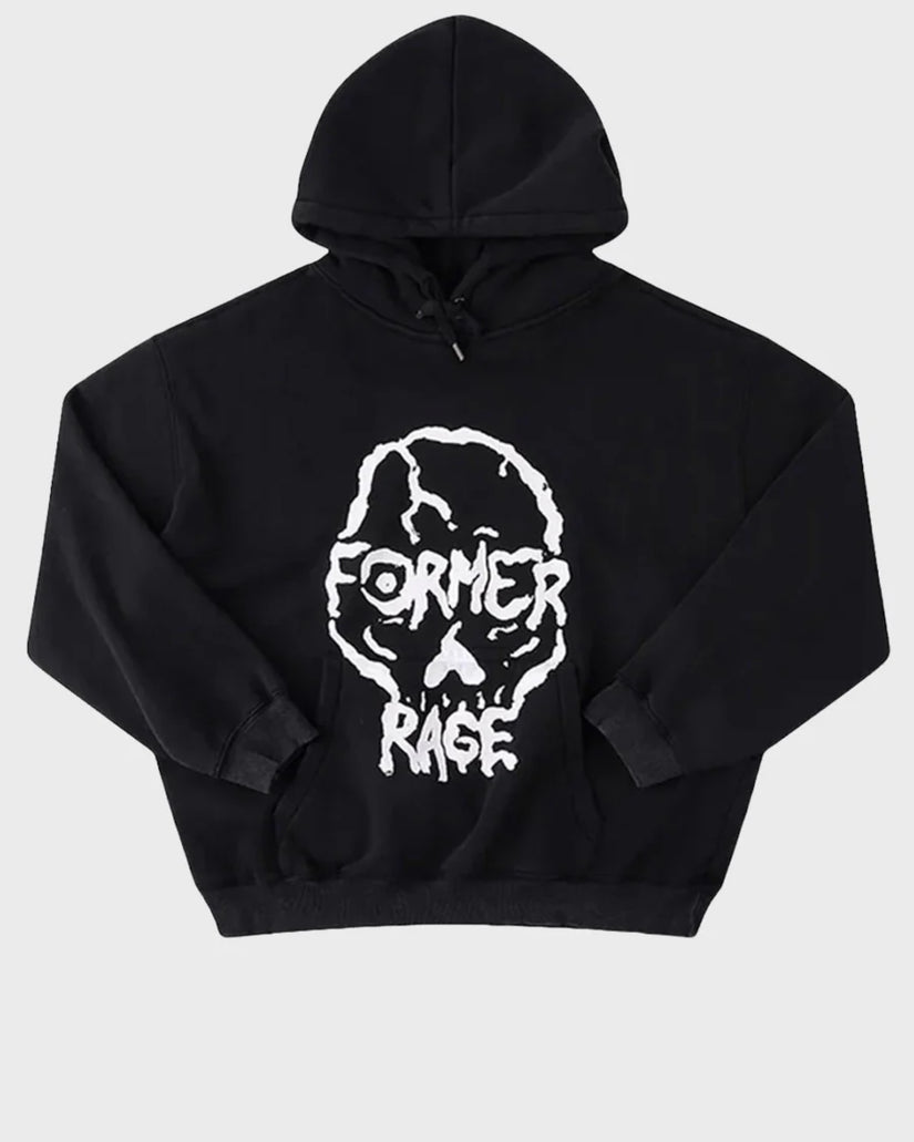 Mens Skullz Boxy Heavy Pullover Hoodie