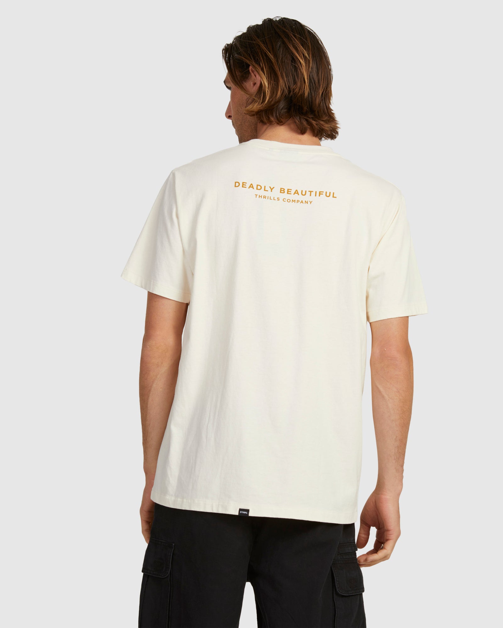 MENS DEADLY BEAUTIFUL MERCH FIT T-SHIRT