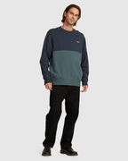 MENS KNOWLEDGE OVERSIZED PANEL CREW