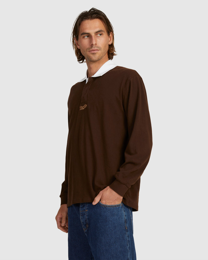 MENS TIME THRILLS RUGBY POLO SHIRT