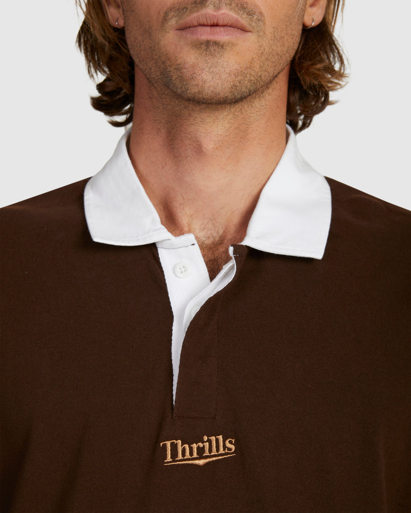 MENS TIME THRILLS RUGBY POLO SHIRT