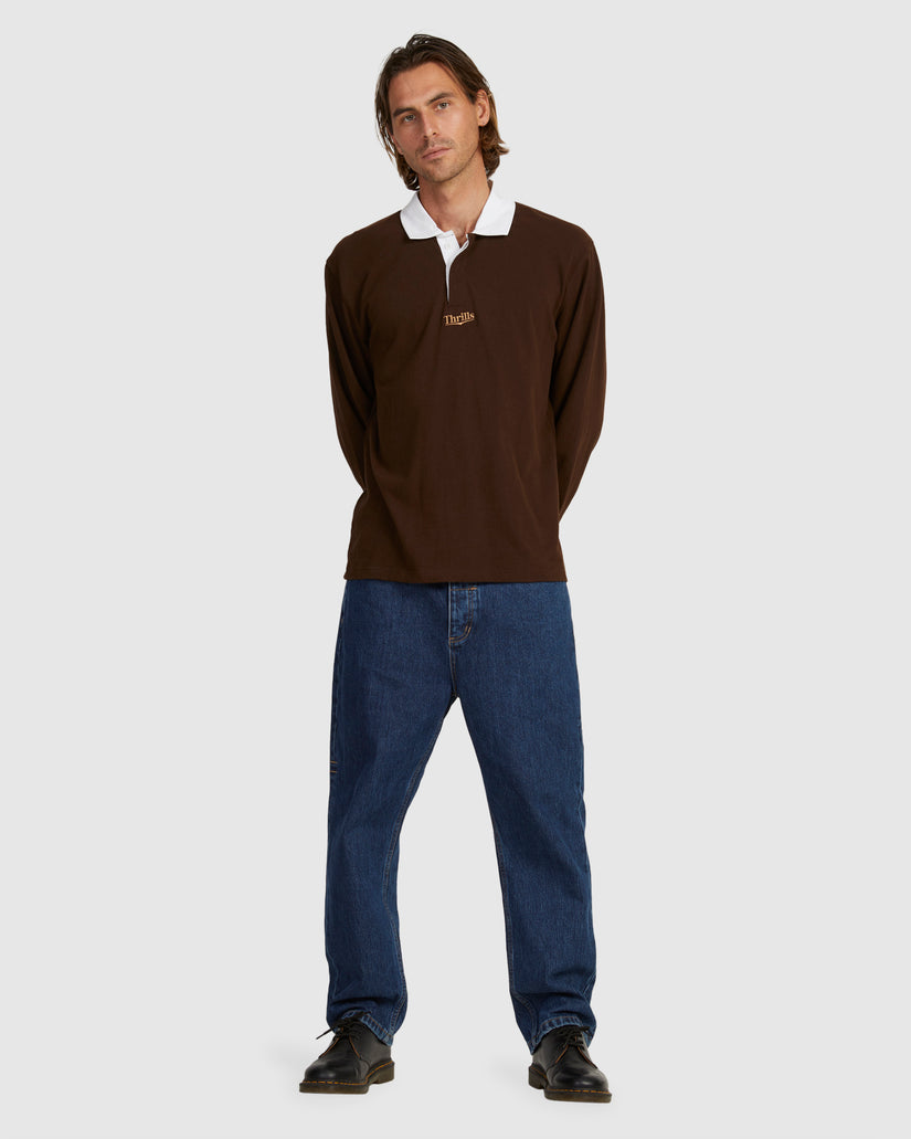 MENS TIME THRILLS RUGBY POLO SHIRT