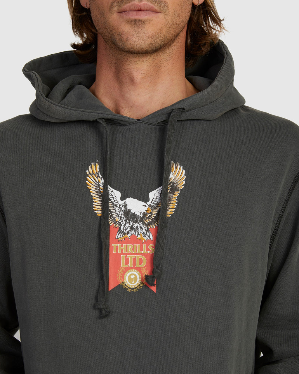 MENS ALL ONE PULL ON HOODIE