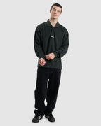 Mens Secret Garden Rugby Polo Long Sleeve Shirt