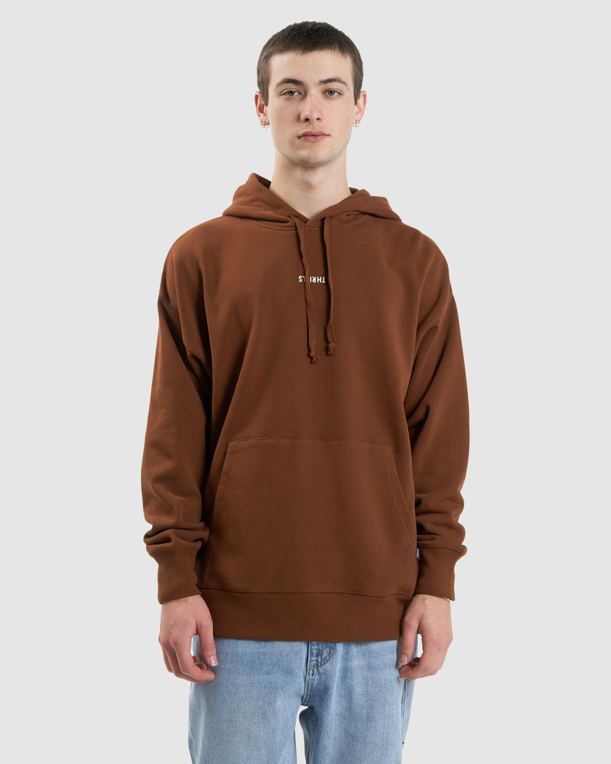 MENS MINIMAL SLOUCH PULLOVER HOODIE